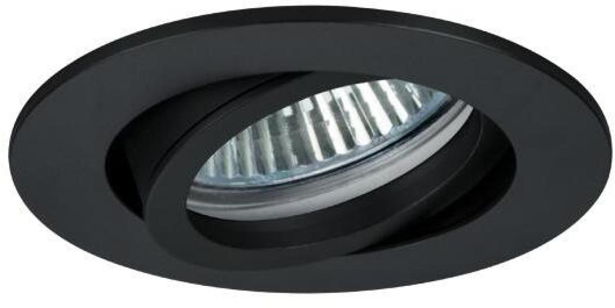 ARDEBO.de Brumberg PAYTON-R LED-Einbaustrahler 350mA, 3W, 310 lm, 3000K, rund, schwenkbar, schwarz (12373083)