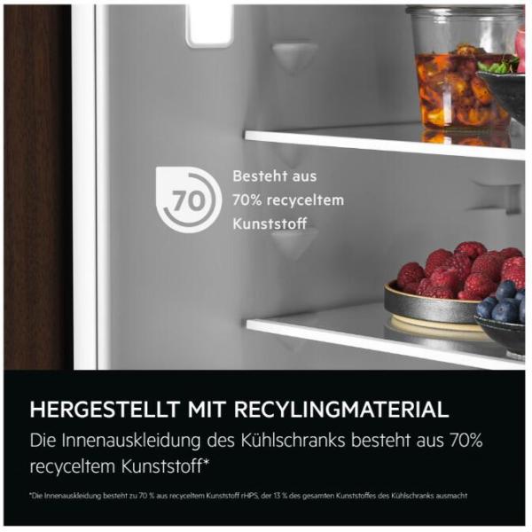 AEG TF6FS18XDC 6000 Einbaukühlschrank mit Gefrierfach, Nischenhöhe 1780 cm, 282 L, Festtürtechnik, DynamicAir, CustomFlex, TouchControl, weiß (923585344)