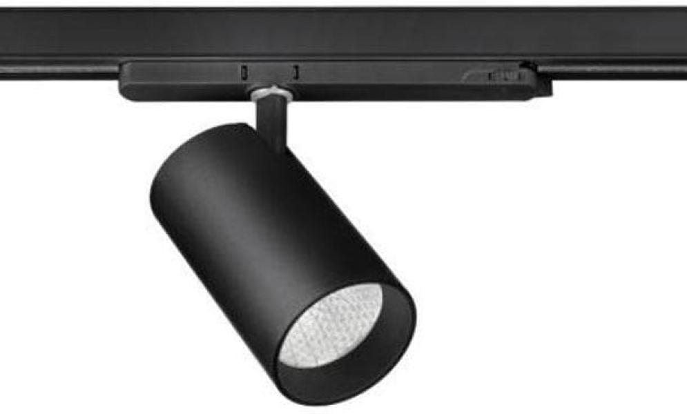 ARDEBO.de Brumberg TRAXX MAXI LED-Schienenstrahler 230 V AC, 50 Hz, 24 W, 40°, 3.000 K, CRI > 90, rund, dreh- und schwenkbar, schwarz struktur (88724183)