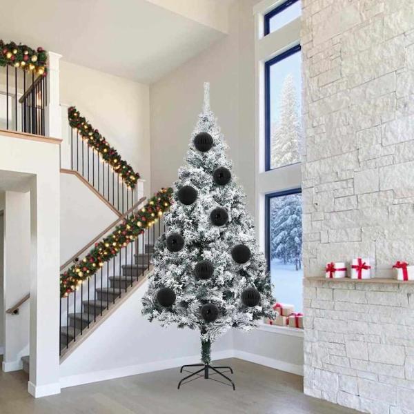 ARDEBO.de - Weihnachtskugel-Set 3 pcs Schwarz