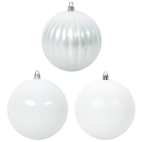 ARDEBO.de - Weihnachtskugel-Set 3 pcs Weiß
