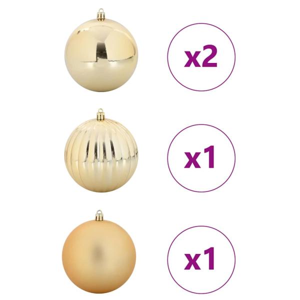 Weihnachtskugel-Set 4 pcs Gold