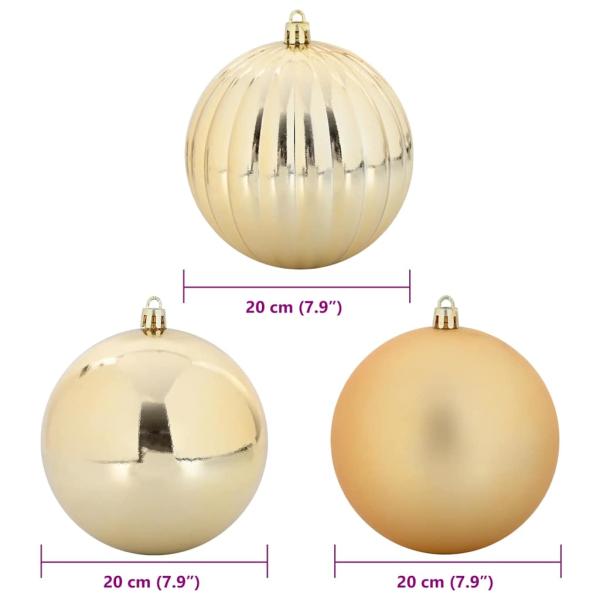 Weihnachtskugel-Set 4 pcs Gold