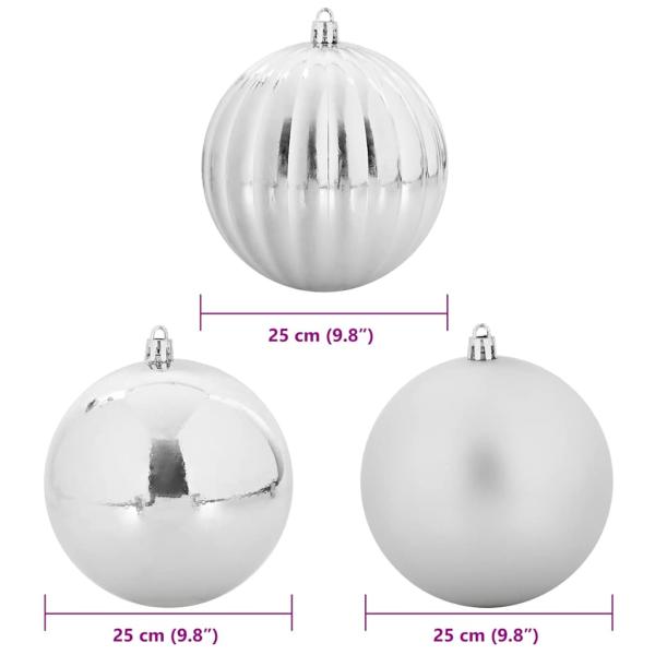 Weihnachtskugel-Set Sonstiges 3 pcs Silber Ø 25 cm