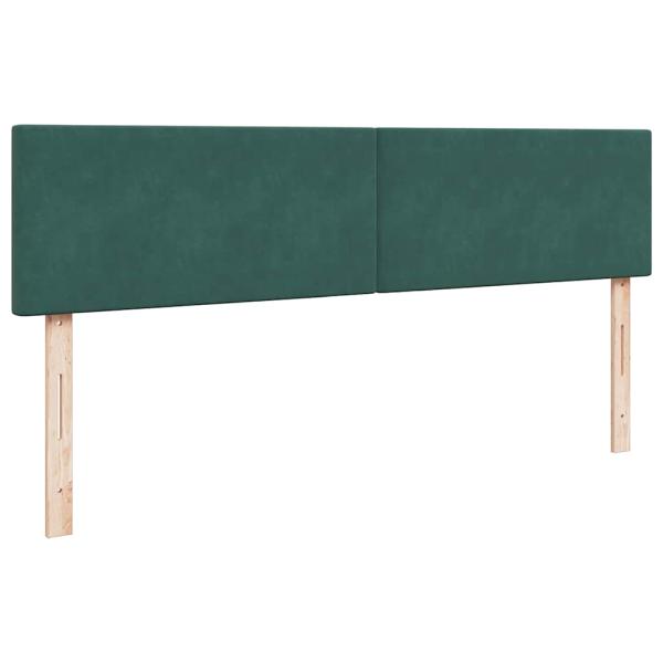 Ottoman-Bett mit Matratze Dunkelgrün 200x200 cm Samt