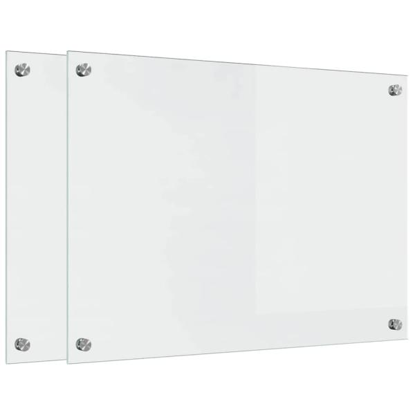 Küchenrückwand Transparent 70 x 50 x 0,8 cm Gehärtetes Glas