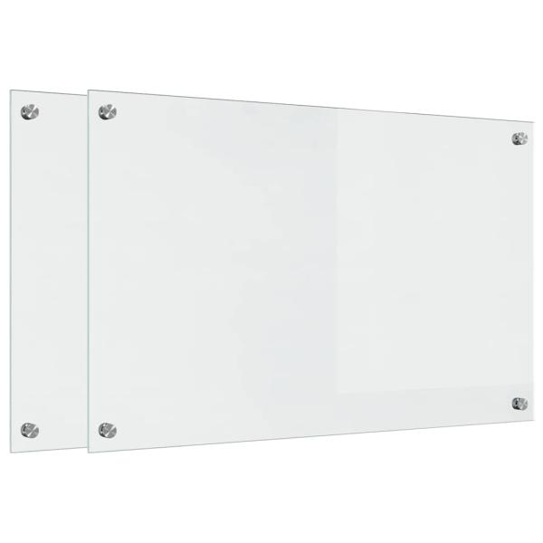 Küchenrückwand Transparent 80 x 50 x 0.8 cm Gehärtetes Glas