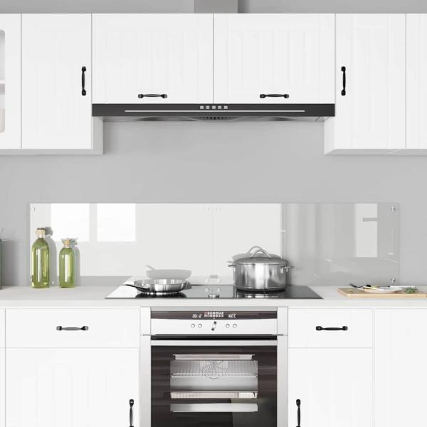 Küchenrückwand Transparent 90 x 40 x 0,8 cm Gehärtetes Glas