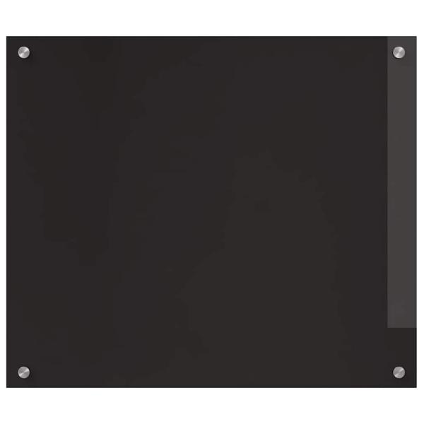 Küchenrückwand Schwarz 70 x 60 x 0.8 cm Gehärtetes Glas