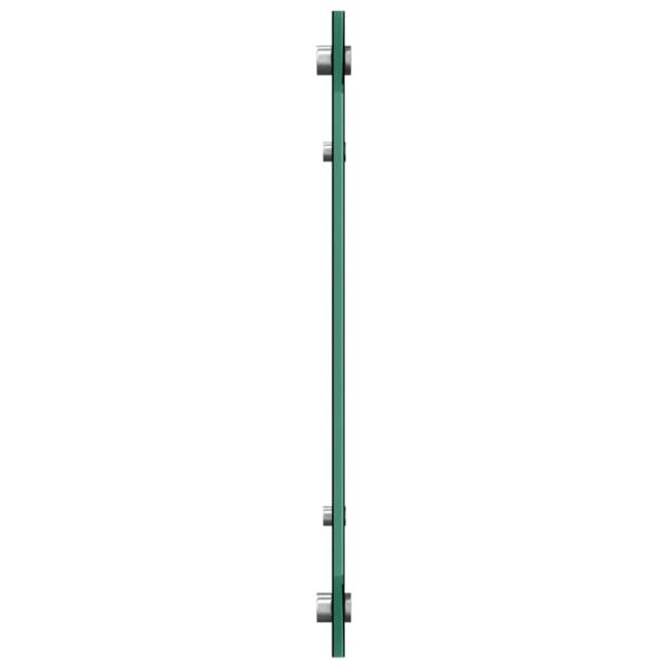 Küchenrückwand 2 Stk. Schwarz 100 x 40 cm Gehärtetes Glas
