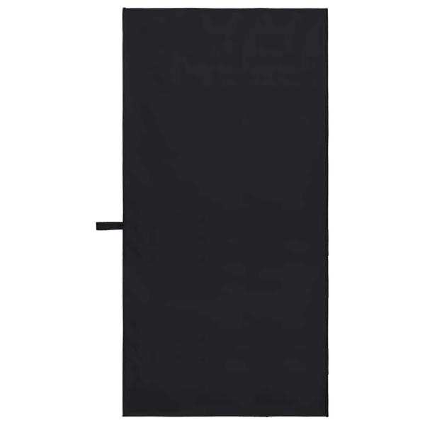 Sporthandtücher 2 pcs Schwarz 100 x 50 cm