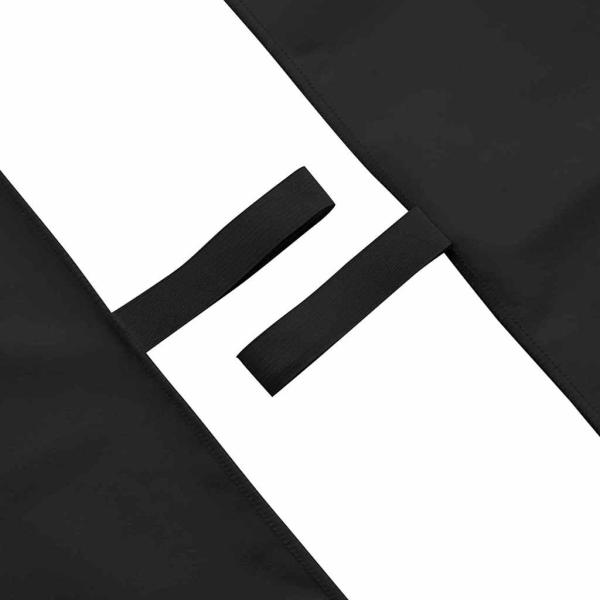 Sporthandtücher 2 pcs Schwarz 100 x 50 cm