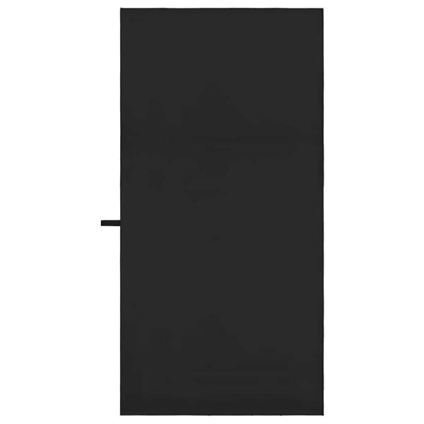 Sporthandtücher 2 pcs Schwarz 140 x 70 cm