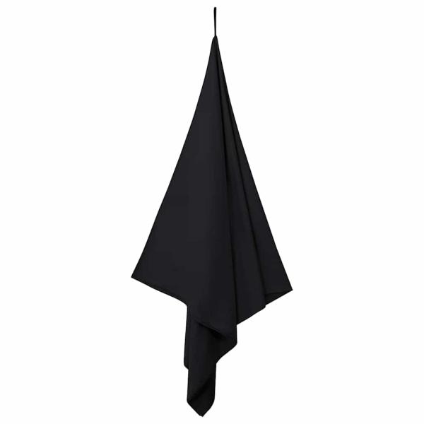 Sporthandtücher 2 pcs Schwarz 180 x 90 cm