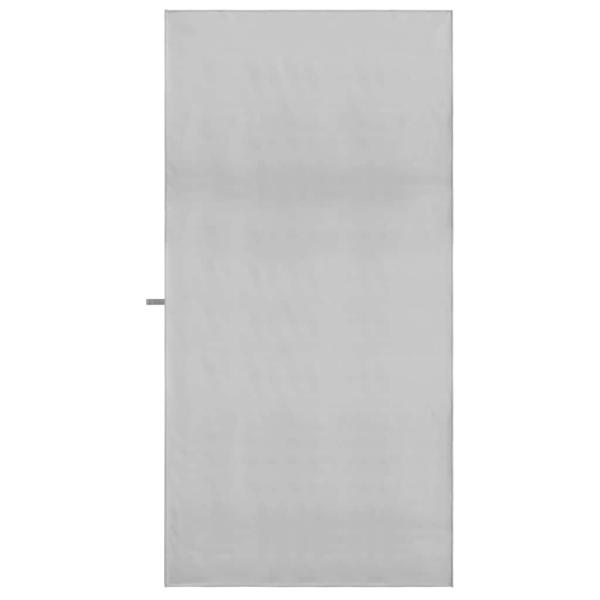 Sporthandtücher 2 pcs Grau 180 x 90 cm Polyester und Polyamid