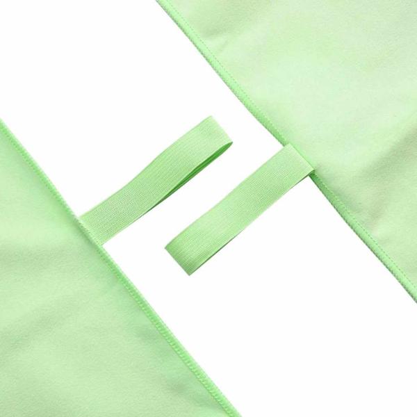 Sporthandtücher 2 pcs Grün 200 x 100 cm Polyester und Polyamid