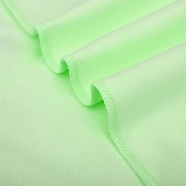 Sporthandtücher 2 pcs Grün 200 x 100 cm Polyester und Polyamid