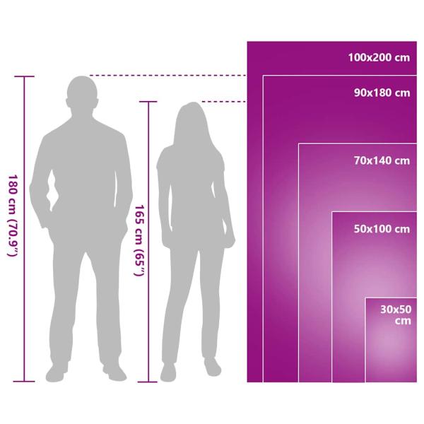 Sporthandtücher 2 pcs Lila 140 x 70 cm
