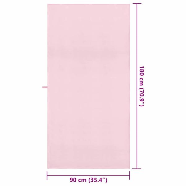 Sporthandtücher 2 pcs Rosa 180 x 90 cm Polyester und Polyamid