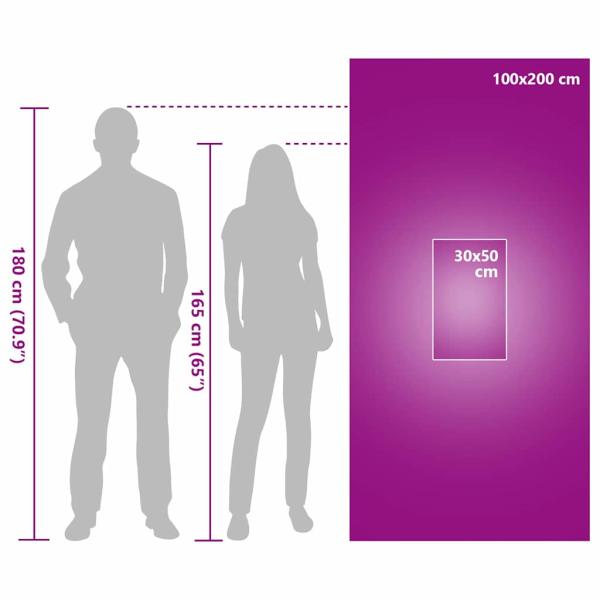 Sporthandtuch Set Sonstiges Blau Stoff