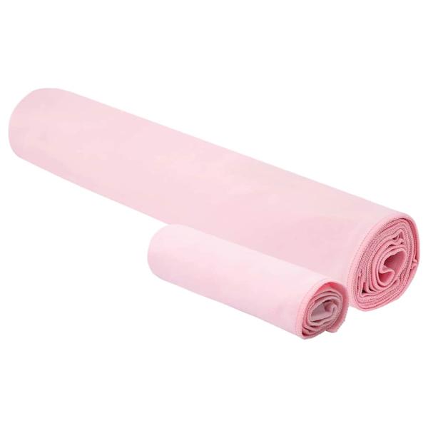 Sporthandtuch Set Sonstiges Rosa Stoff