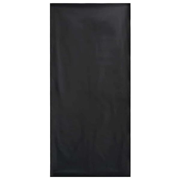 Außenstuhl Handtücher 2 pcs Schwarz 130 x 60 cm