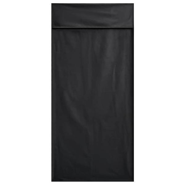 Außenstuhl Handtücher 2 pcs Schwarz 130 x 60 cm