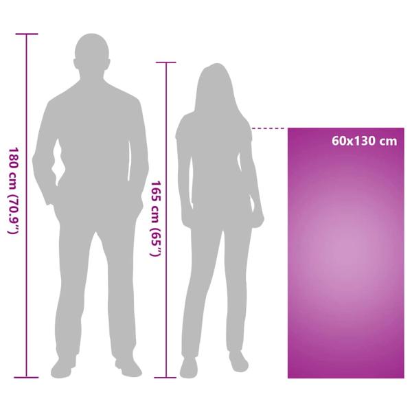 Außenstuhl Handtücher 2 pcs Schwarz 130 x 60 cm