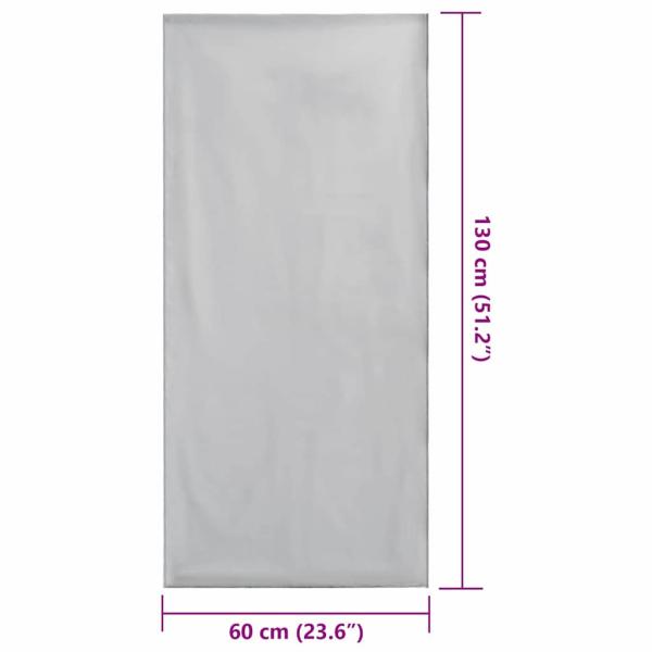 Außenstuhl Handtücher 2 pcs Grau 130 x 60 cm