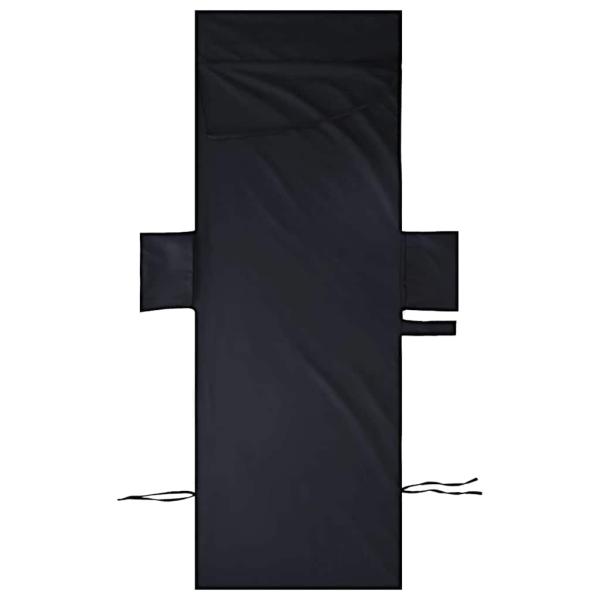ARDEBO.de - Sonnenliege-Tücher 2 pcs Schwarz 210 x 75 cm