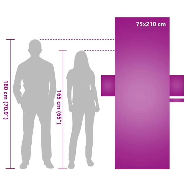Sonnenliege-Tücher 2 pcs Lila 210 x 75 cm
