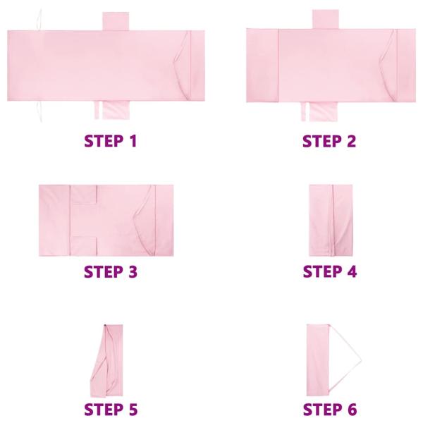 Sonnenliege-Tücher 2 pcs Rosa 210 x 75 cm