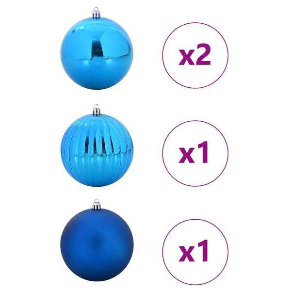 Weihnachtskugel-Set 4 pcs Blau