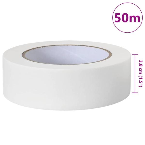 Malerklebebänder 12 pcs Weiß 38mm x 50m Papier