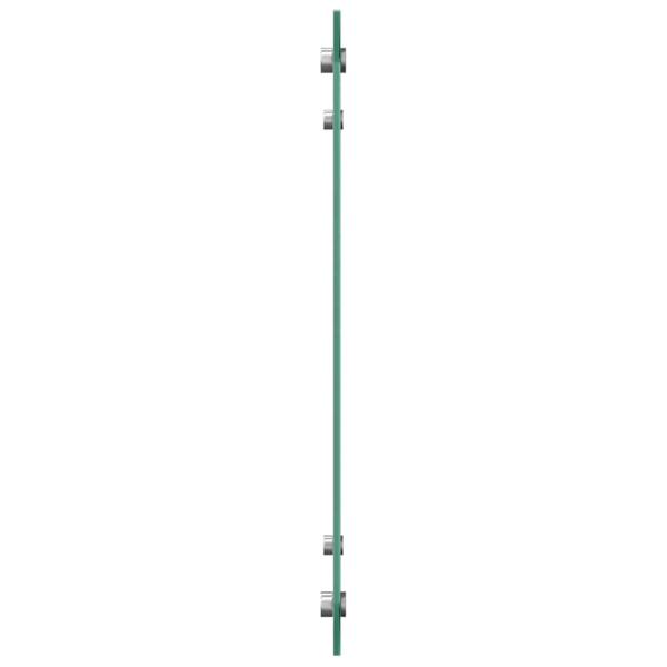 Küchenrückwand 2 pcs Hellgrau 70 x 50 cm Gehärtetes Glas