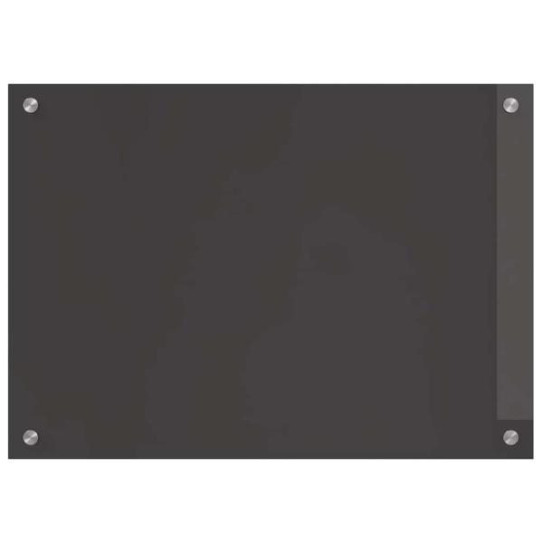 Küchenrückwand 2 pcs Dunkelgrau 70 x 50 cm Gehärtetes Glas