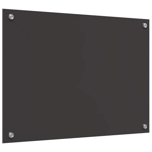 Küchenrückwand 2 pcs Dunkelgrau 70 x 50 cm Gehärtetes Glas