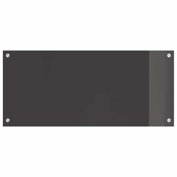 Küchenrückwand 2 pcs Dunkelgrau 90 x 40 cm Gehärtetes Glas