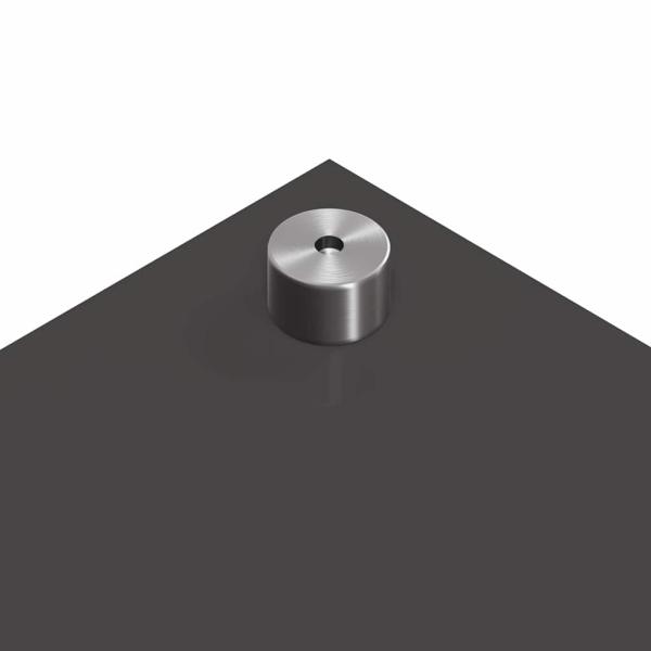 Küchenrückwand 2 pcs Dunkelgrau 100 x 40 cm Gehärtetes Glas