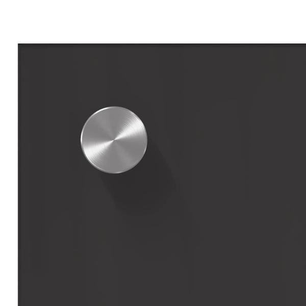 Küchenrückwand 2 pcs Dunkelgrau 100 x 60 cm Gehärtetes Glas