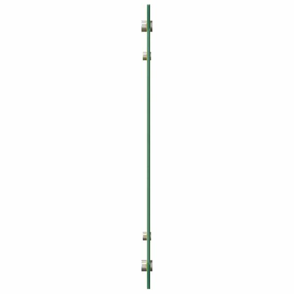 Küchenrückwand 2 pcs Gelb 80 x 50 cm Gehärtetes Glas
