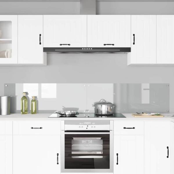 Küchenrückwand 2 pcs Transparent 110 x 40 cm Gehärtetes Glas