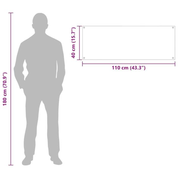 Küchenrückwand 2 pcs Transparent 110 x 40 cm Gehärtetes Glas
