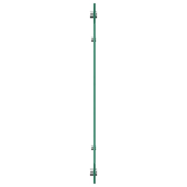 Küchenrückwand 2 pcs Hellgrau 110 x 50 cm Gehärtetes Glas