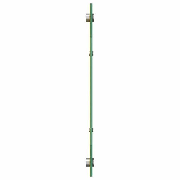 Küchenrückwand 2 pcs Gelb 110 x 40 cm Gehärtetes Glas