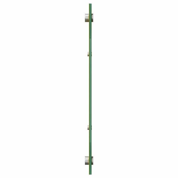 Küchenrückwand 2 pcs Gelb 120 x 40 cm Gehärtetes Glas