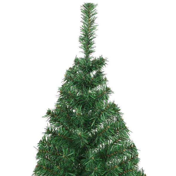 Künstlicher Weihnachtsbaum mit 300 LEDs mit Ständer Grün 180 cm