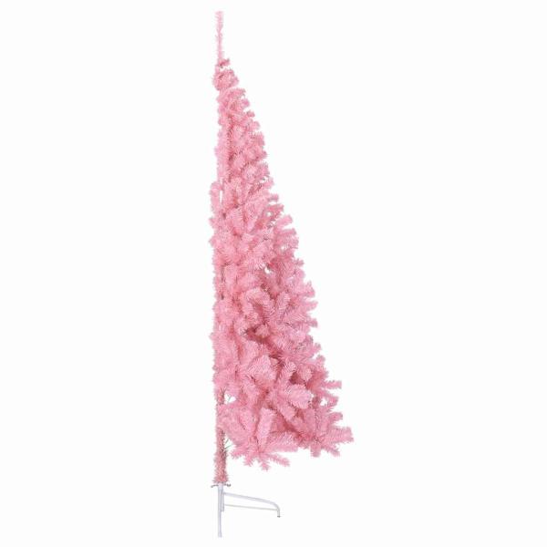 Künstlicher vorbeleuchteter Weihnachtsbaum Rosa 180 cm PVC