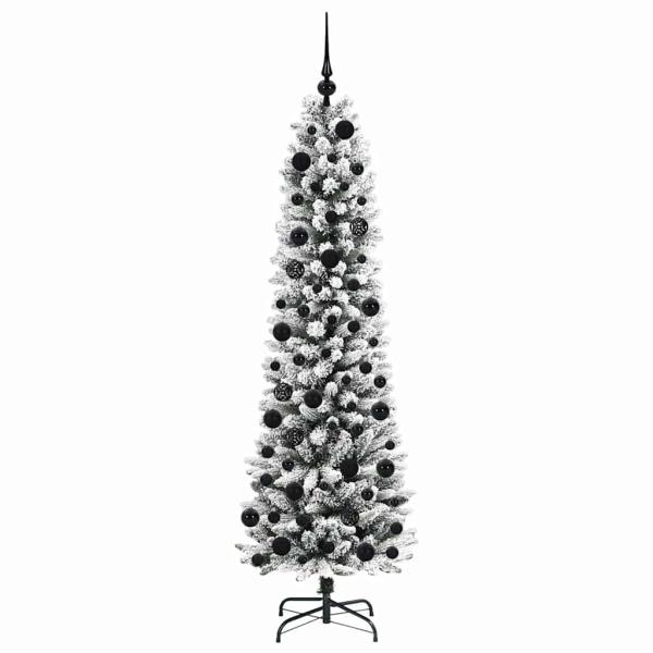 Künstlicher Weihnachtsbaum mit 300 LEDs Grün und Weiß 180 cm