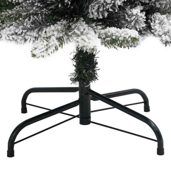 Künstlicher Weihnachtsbaum mit 300 LEDs Grün und Weiß 180 cm